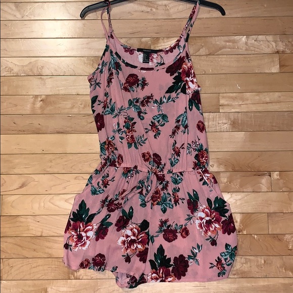 Pink floral romper from Forever 21 - Picture 1 of 2